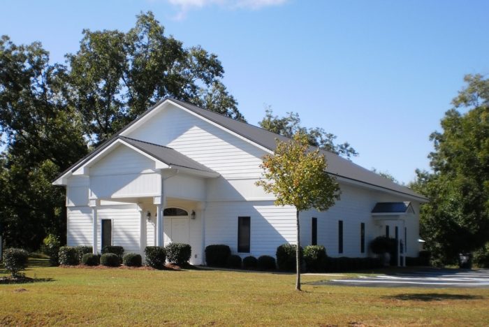 Where the Gray church of Christ meets for worship